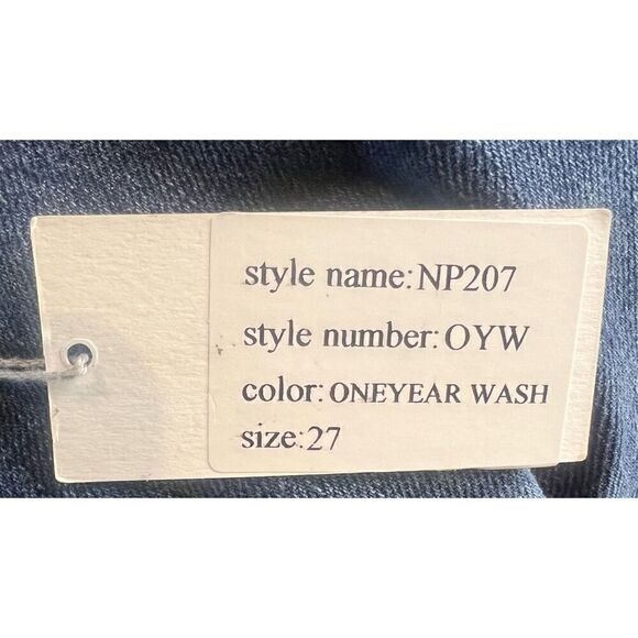 6397 One Year Wash Jean Made in Italy NWT Size 27 - Picture 4 of 5